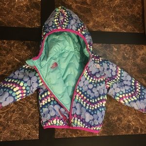 The North Face Reversible girls coat